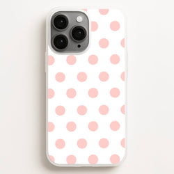Pink Polka Dot Personalised  - Personalised Phone Case for iPhone 11 Pro Max
