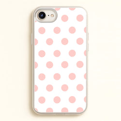 Pink Polka Dot Personalised  - Personalised Phone Case for iPhone 6 Plus / 7 Plus / 8 Plus