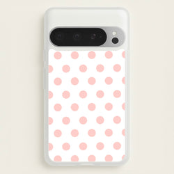 Pink Polka Dot Personalised  - Personalised Phone Case for Google Pixel 9 Pro XL