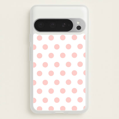Pink Polka Dot Personalised  - Personalised Phone Case for Google Pixel 9 Pro XL