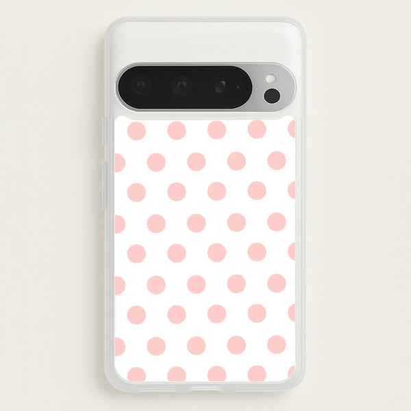 Pink Polka Dot Personalised  - Personalised Phone Case for Google Pixel 9 Pro XL