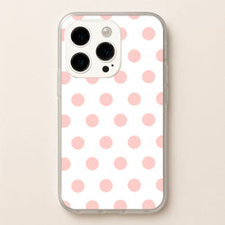 Pink Polka Dot Personalised  - Personalised Phone Case for iPhone 15 Pro