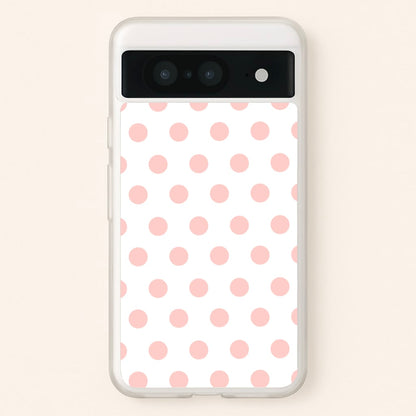 Pink Polka Dot Personalised  - Personalised Phone Case for Google Pixel 8