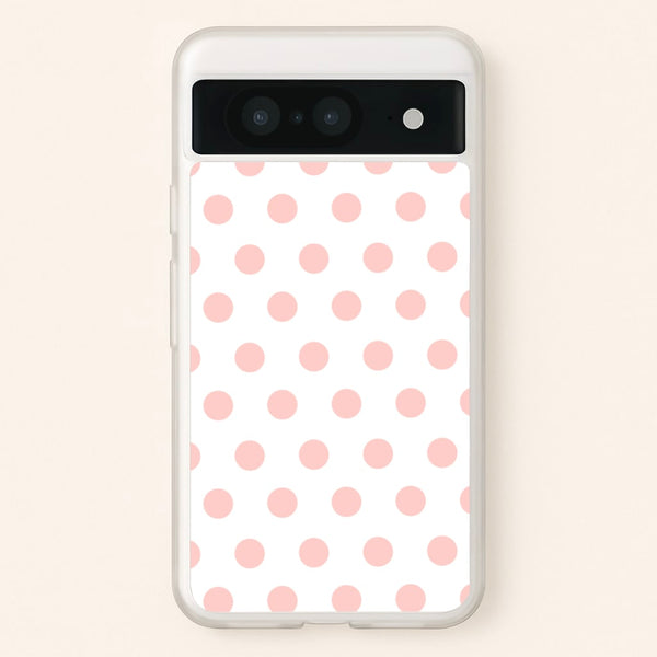 Pink Polka Dot Personalised  - Personalised Phone Case for Google Pixel 8