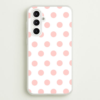 Pink Polka Dot Personalised  - Personalised Phone Case for Galaxy A16