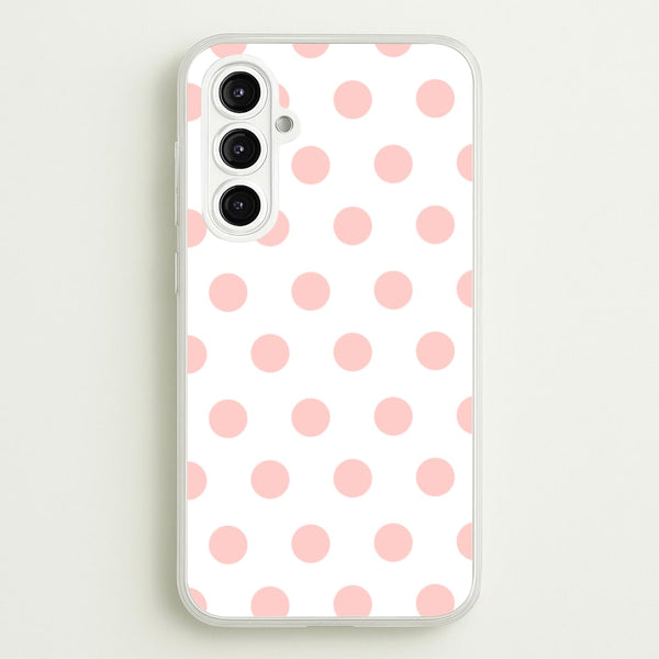 Pink Polka Dot Personalised  - Personalised Phone Case for Galaxy A16