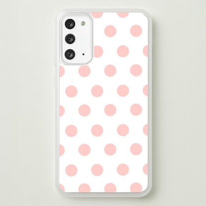 Pink Polka Dot Personalised  - Personalised Phone Case for Galaxy Note 20