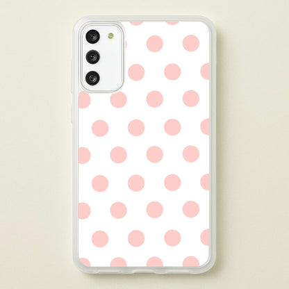 Pink Polka Dot Personalised  - Personalised Phone Case for Galaxy A41