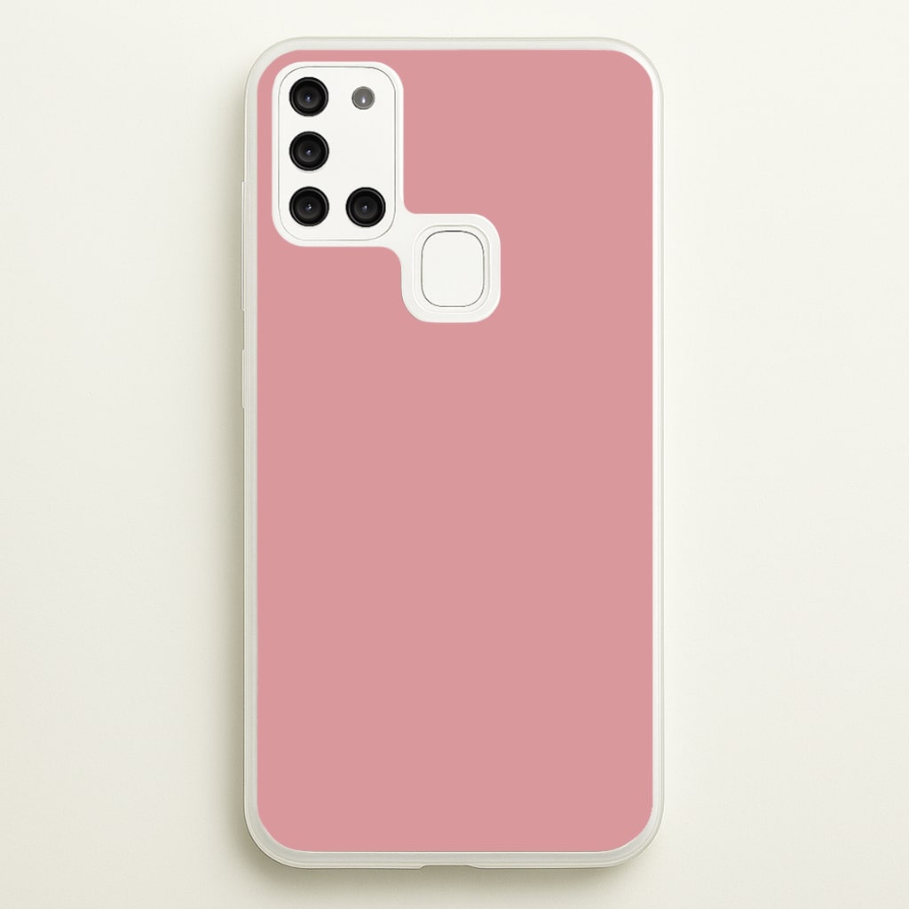 Dust Pink Personalised  - Personalised Phone Case for Galaxy A21s