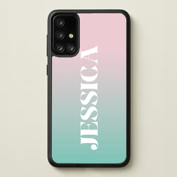 Gradient Personalised Name  - Personalised Phone Case for Galaxy A71