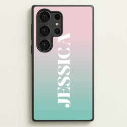 Gradient Personalised Name  - Personalised Phone Case for Galaxy S25 Ultra