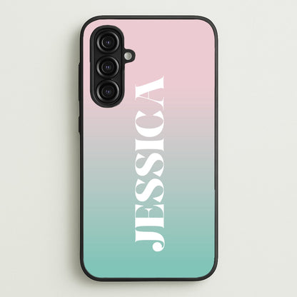 Gradient Personalised Name  - Personalised Phone Case for Galaxy A16