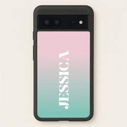 Gradient Personalised Name  - Personalised Phone Case for Google Pixel 7