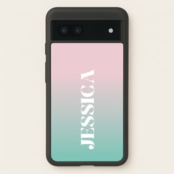 Gradient Personalised Name  - Personalised Phone Case for Google Pixel 7a