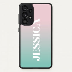 Gradient Personalised Name  - Personalised Phone Case for Galaxy A53