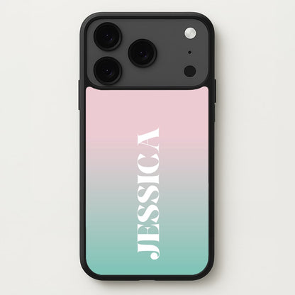 Gradient Personalised Name Phone Case for iPhone 17 Pro Max