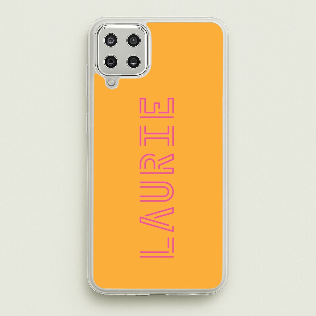 Neon Sign Personalised Name  - Personalised Phone Case for Galaxy A12