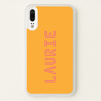 Neon Sign Personalised Name  - Personalised Phone Case for Huawei P20
