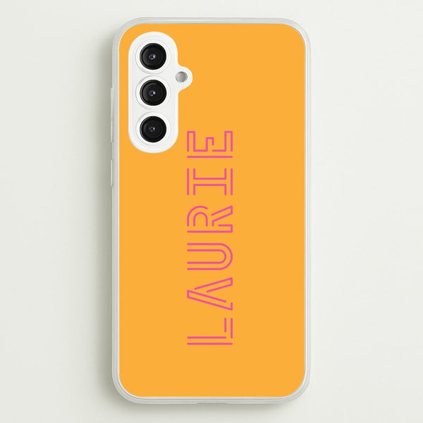 Neon Sign Personalised Name  - Personalised Phone Case for Galaxy S23FE
