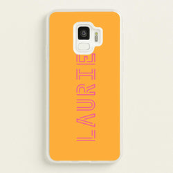 Neon Sign Personalised Name  - Personalised Phone Case for Galaxy S9