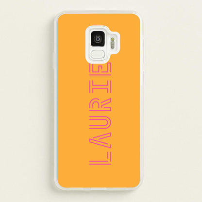 Neon Sign Personalised Name  - Personalised Phone Case for Galaxy S9