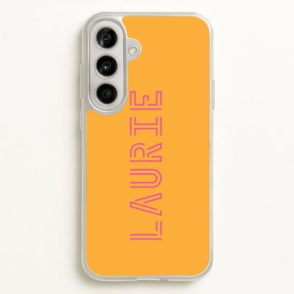 Neon Sign Personalised Name  - Personalised Phone Case for Galaxy A56
