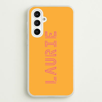 Neon Sign Personalised Name  - Personalised Phone Case for Galaxy A16