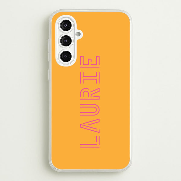 Neon Sign Personalised Name  - Personalised Phone Case for Galaxy A16