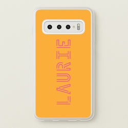 Neon Sign Personalised Name  - Personalised Phone Case for Galaxy S10 Plus