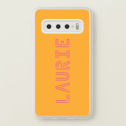 Neon Sign Personalised Name  - Personalised Phone Case for Galaxy S10 Plus