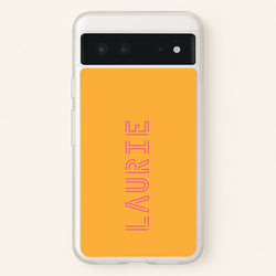 Neon Sign Personalised Name  - Personalised Phone Case for Google Pixel 6