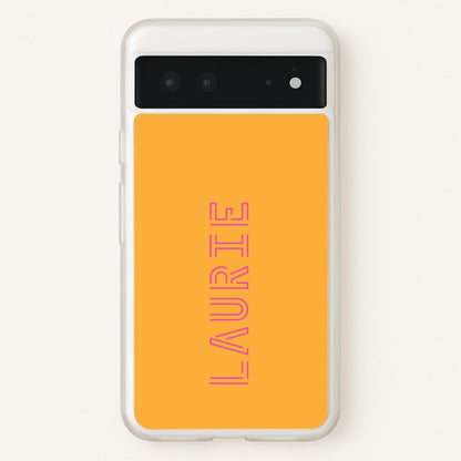 Neon Sign Personalised Name  - Personalised Phone Case for Google Pixel 6