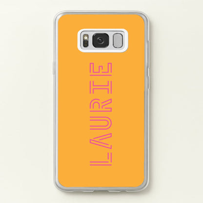 Neon Sign Personalised Name  - Personalised Phone Case for Galaxy S8 Plus