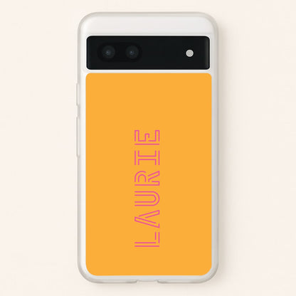 Neon Sign Personalised Name  - Personalised Phone Case for Google Pixel 7a
