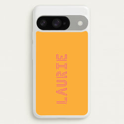 Neon Sign Personalised Name Phone Case for Google Pixel 10 / 10 Pro