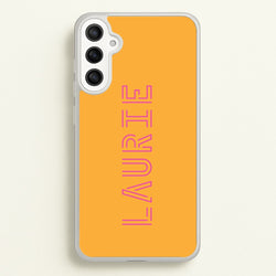 Neon Sign Personalised Name  - Personalised Phone Case for Galaxy A34