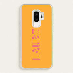 Neon Sign Personalised Name  - Personalised Phone Case for Galaxy S9 Plus