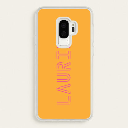 Neon Sign Personalised Name  - Personalised Phone Case for Galaxy S9 Plus