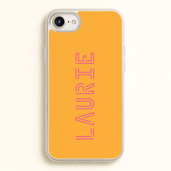 Neon Sign Personalised Name  - Personalised Phone Case for iPhone 6 / 7 / 8 / SE