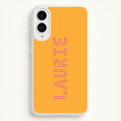 Neon Sign Personalised Name  - Personalised Phone Case for Galaxy S25 Edge