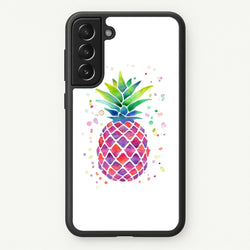 Watercolour Pineapple  - Caspar Lee Phone Case for Galaxy S21