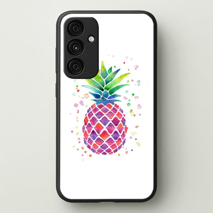 Watercolour Pineapple  - Caspar Lee Phone Case for Galaxy A35
