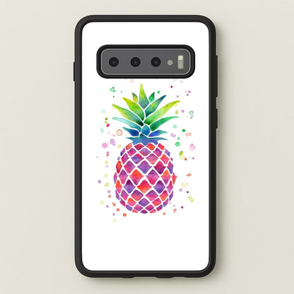 Watercolour Pineapple  - Caspar Lee Phone Case for Galaxy S10