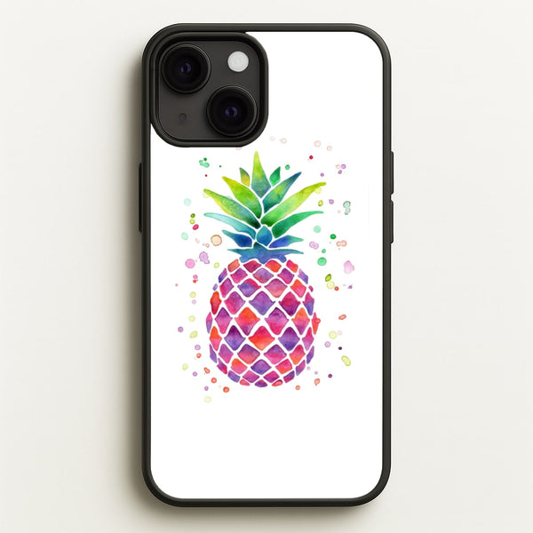 Watercolour Pineapple  - Caspar Lee Phone Case for iPhone 13 Mini