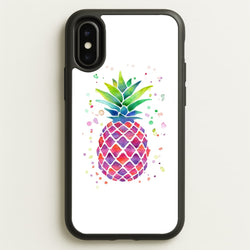 Watercolour Pineapple  - Caspar Lee Phone Case for iPhone X / XS