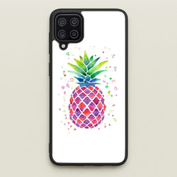 Watercolour Pineapple  - Caspar Lee Phone Case for Galaxy A12