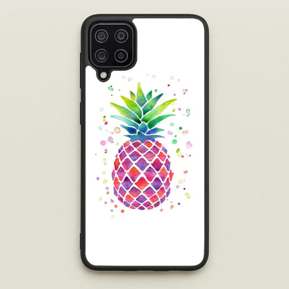 Watercolour Pineapple  - Caspar Lee Phone Case for Galaxy A12