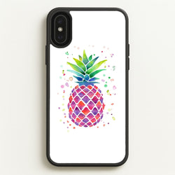 Watercolour Pineapple  - Caspar Lee Phone Case for iPhone XS Max