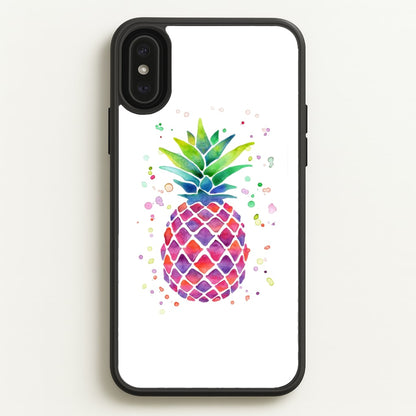 Watercolour Pineapple  - Caspar Lee Phone Case for iPhone XS Max