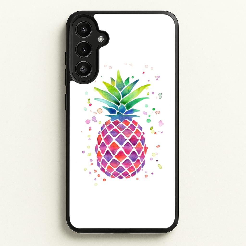 Watercolour Pineapple  - Caspar Lee Phone Case for Galaxy A36